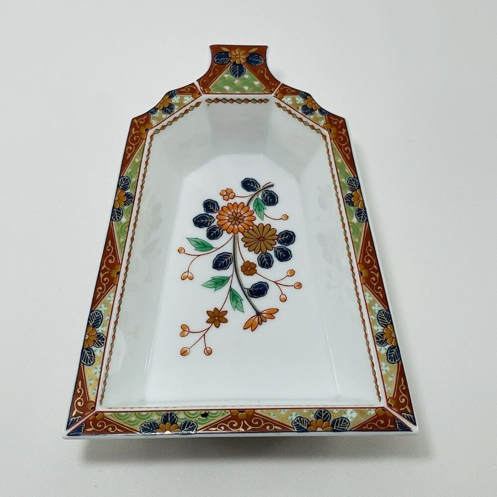 Vintage Andrea Sadek Trinket Tray Vanity Dish Plate Ashtray Flower Container Big
